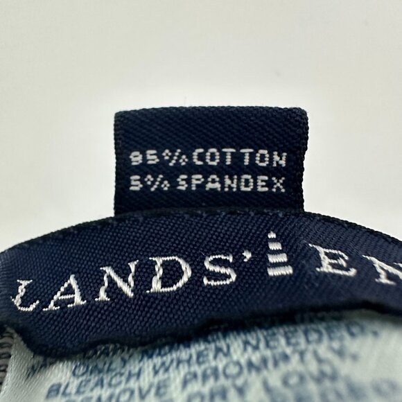 Lands' End Super Soft Bootcut Women's size 16 Dark Wash Blue Denim Jeans - Picture 5 of 7